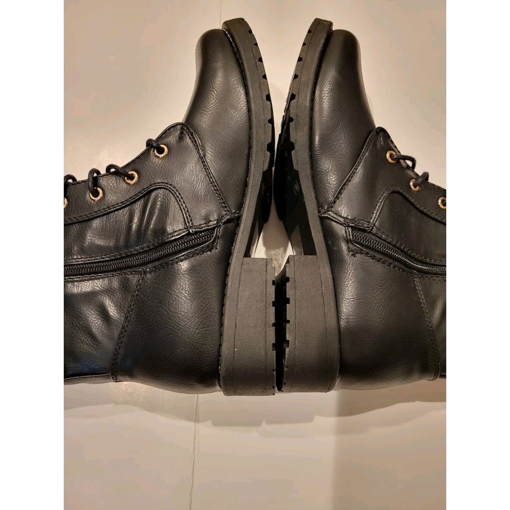 Shiekh PK-Studs Black Lace up Boots Size 9-NEW - Picture 4 of 9